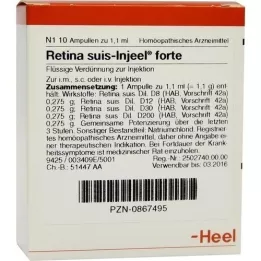 RETINA SUIS Injeel Forte ampules, 10 ks