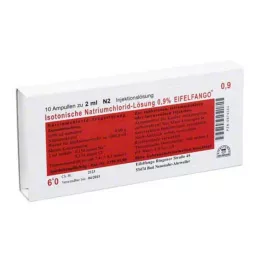ISOTONISCHE roztok NaCl 0,9% Eifelfango Inj.-Lsg., 10X2 ml