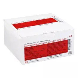 ISOTONISCHE NaCl roztok 0,9% Eifelfango Inj.-Lsg., 100X2 ml
