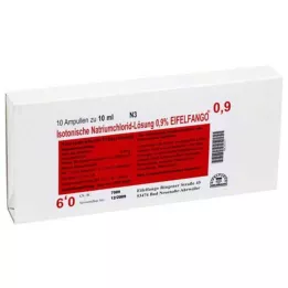 ISOTONISCHE NaCl roztok 0,9% Eifelfango Inj.-Lsg., 10X10 ml
