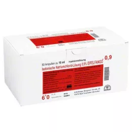 ISOTONISCHE NaCl roztok 0,9% Eifelfango Inj.-Lsg., 50X10 ml