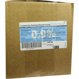 Fyzikální roztok 0,9% plastová láhev, 10X100 ml