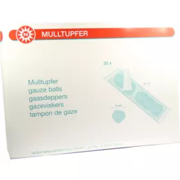 MULLTUPFER Plum -velikosti 2+3 sterilní sada, 30 p