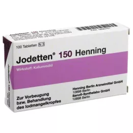 JODETTEN 150 Henningových tablet, 100 ks