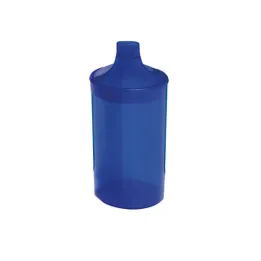 Šálek na pití se 2 víčky modrý, 1 ks