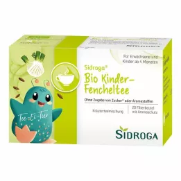 SIDROGA Bio dětské filtrační sáčky na fenyklový čaj, 20X2,0 g