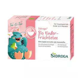 SIDROGA Organické filtrační sáčky na dětský ovocný čaj, 20X1,5g