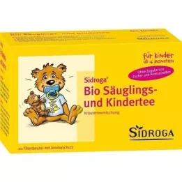 SIDROGA Bio kojenecké a dětské čajové filtrační tašky, 20x1,3 g
