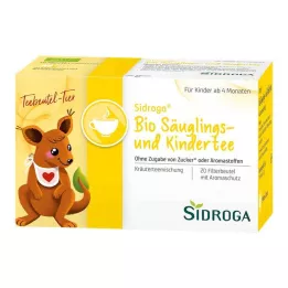 SIDROGA Bio kojenecké a dětské čajové filtrační sáčky, 20X1,3g