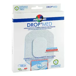 DROP Med 8x10 cm asociace rány Steril Master Aid, 5 ks
