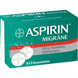 ASPIRIN MIGRÄNE dechové tablety, 12 ks