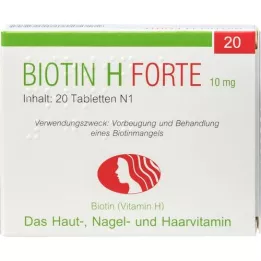 BIOTIN h silné tablety, 20 ks