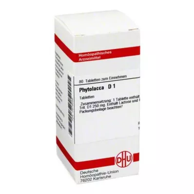 PHYTOLACCA D 1 tablety, 80 ks