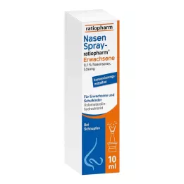 NASENSPRAY-ratiopharm Dospělí bez konzervačních látek, 10 ml