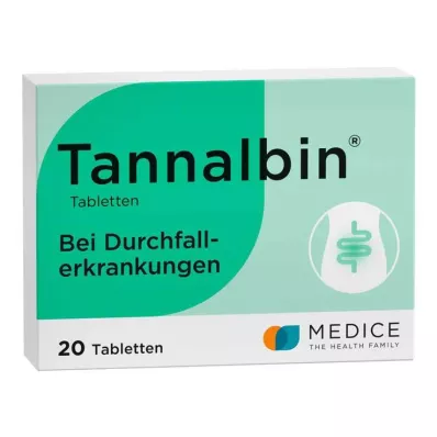 TANNALBIN Tablety, 20 ks
