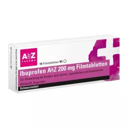 IBUPROFEN AbZ 200 mg potahované tablety, 10 ks