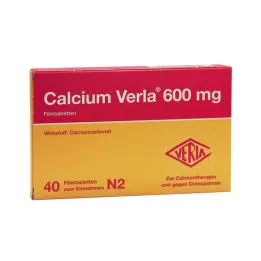 CALCIUM VERLA 600 mg filmových tablet, 40 ks