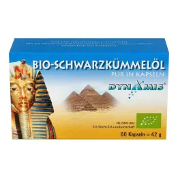 Černý kmín Egyptské čisté kapsle, 60 kusů