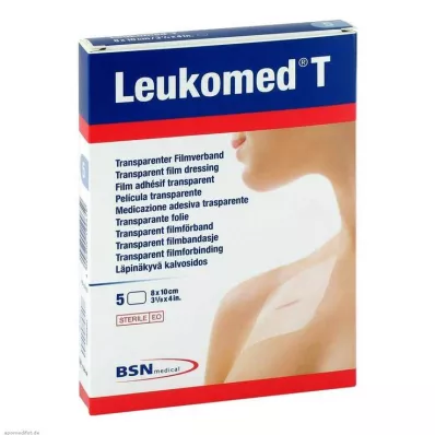 LEUKOMED transparentní sterilní náplast 8x10 cm, 5 ks LEUKOMED transparentní sterilní náplast 8x10 cm, 5 ks