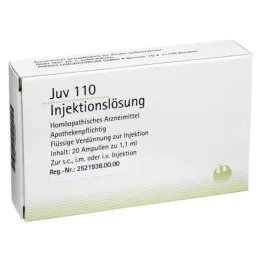 JUV 110 Injekční roztok 1.1 ml ampule, 20x1,1 ml