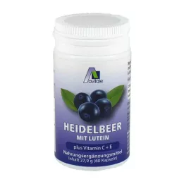 HEIDELBEER KAPSELN+lutein+c+e, 60 ks