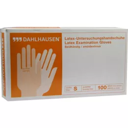 Latexové rukavice nepotvrzené Velikost S, 100 ks