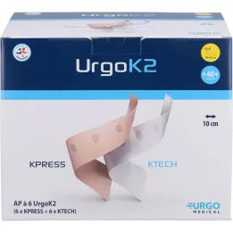 URGOK2 kompresní systém 10cm obvod kotníku 18-25cm, 6 ks