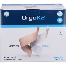 URGOK2 kompresní systém 10cm obvod kotníku 25-32cm, 6 ks