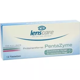 LENSCARE Pentazymy tablet pro proteiny, 12 ks