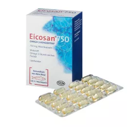 EICOSAN 750 Omega-3 Concentrate Soft Capsules, 120 ks