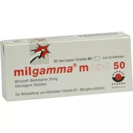 MILGAMMA Mono 50 zakryté tablety, 30 ks