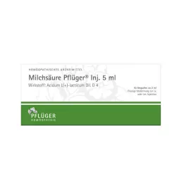 MILCHSÄURE Injekční roztok Pflüger 5 ml, 50 ks