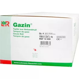 GAZIN raupfer eigr.steril 2+3 schutzr.o.rk, 100 ks
