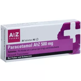 PARACETAMOL ABF 500 mg tablety, 20 ks