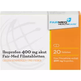 Ibuprofen 400 mg akutní fair-med zdravotnická fólie., 20 ks