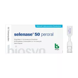 SELENASE 50 perorální roztok pro perorální podání, 50X1 ml