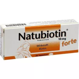NATUBIOTIN 10 mg silné tablety, 20 ks
