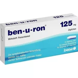 BEN-u-RON 125 mg Supsusitories, 10 ks