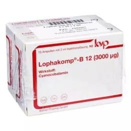 LOPHAKOMP B12 3 000 μg injekční roztok, 20X2 ml