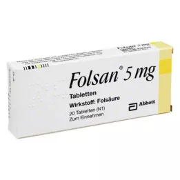 FOLSAN 5 mg tablety, 20 ks