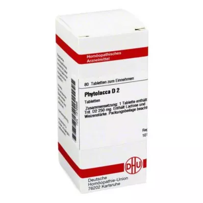 PHYTOLACCA d 2 tablety, 80 ks