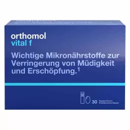 ORTHOMOL Kombinované balení lahvičky na pití/kapsle Vital F, 30 ks
