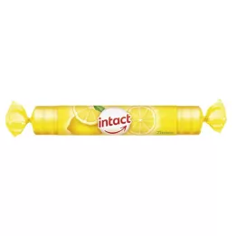 INTACT Dextróza Roll Lemon, 1 ks