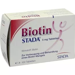 BIOTIN STADA 5 mg tablet, 100 ks