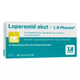 LOPERAMID akut-1A Pharma tvrdé tobolky, 10 ks