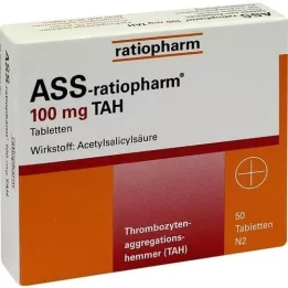 Ass-ratiopharm 100 mg TAH tablety, 50 ks
