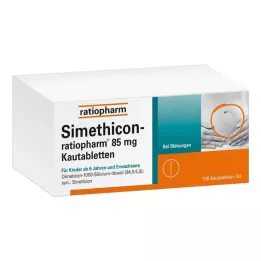 SIMETHICON-ratiopharm 85 mg žvýkací tablety, 100 ks