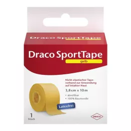 DRACO TAPEVERBAND 3,8 cmx10 m žlutá, 1 ks