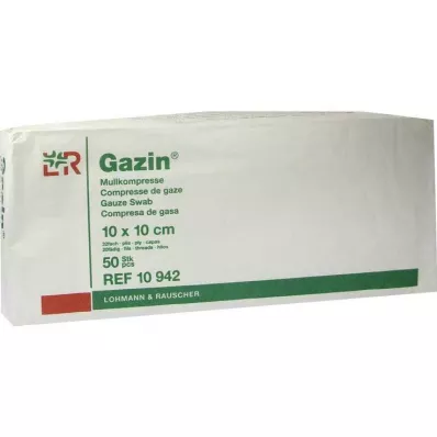GAZIN Gáza sestava 10x10 cm nesterilní 32násobný provoz, 50 ks