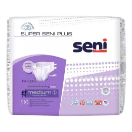 Super Seni velikost 2 Medium Plus Diesp v noci pro dospělé, 10 ks